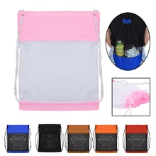 Echoshine нейлоновые сумки на шнурке, сумки для спорта, пляжа, путешествий, улицы, сетчатый рюкзак, рюкзак на шнурке, школьная сумка для обуви A30