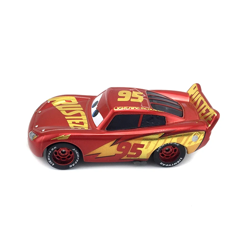Disney Pixar Cars 3 Diecast Red Gold Rust Eze Lightning Mcqueen