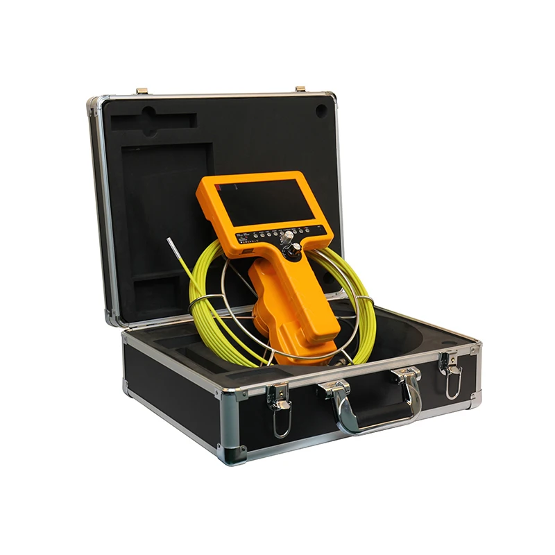 

6mm Snake Video Endoscope Industrial Borescope Pipe Drain Sewer Inspection Camera System with monitor