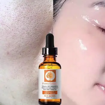 

Face Primer Vitamin C Serum Makeup Base Rose Moisturize Whitening Remove Acne Anti Wrinkle Blemish Face Skin Care