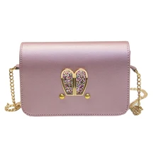 2016 Hot Sale Flap Candy Color Lady Messenger Bag Chain Pu Leather Women Bags Designer High Quality Fresh Teenage for Girls