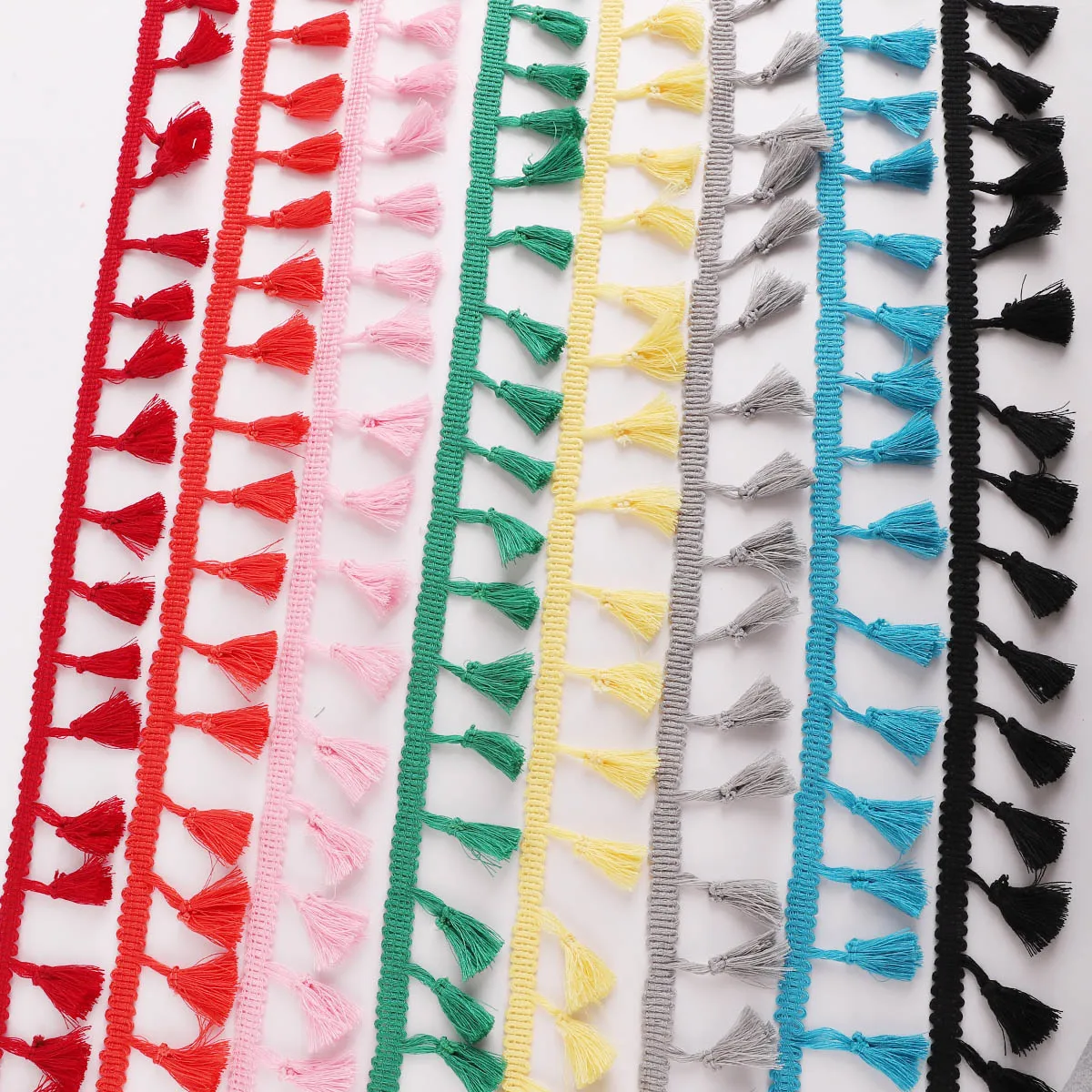 

5 yards Multicolor Tassel Lace Ribbon Fringe Drop Lace Trims DIY Wedding Party Crafts Handmade Sewing Curtain Clothes Accessory