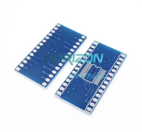 

10PCS TSSOP28 SSOP28 To DIP28 0.65mm adapter transfer board for AD9850 PL2303HX