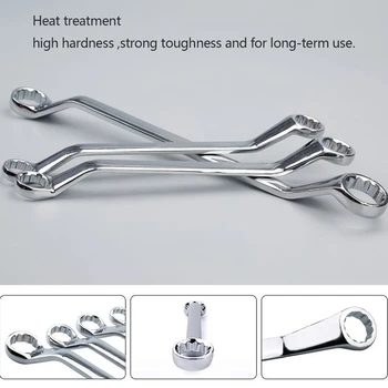 

Reversible Ratchet Handle Wrench Double Head Ratchet Wrench Metric Hand Tool 6mm to 19mm Ratchet Ring Spanner