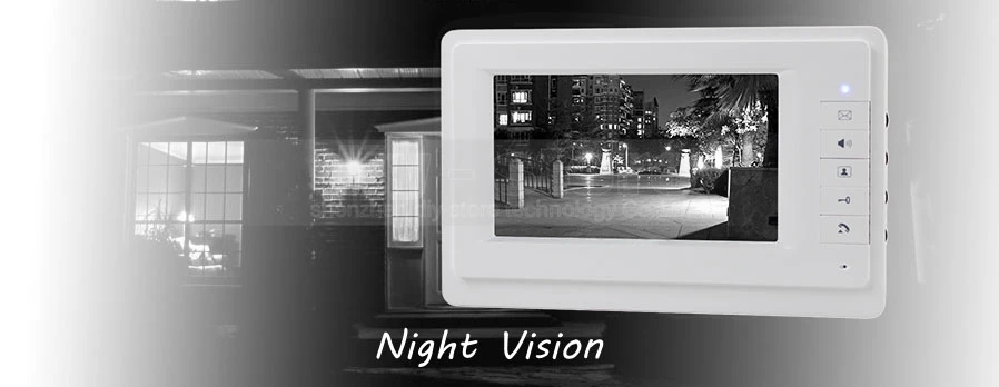 DIYSECUR 2x600 TVLine HD видеокамера 7 дюймов TFT цветной ЖК-дисплей видеодомофон домофон дверной звонок ИК ночного видения