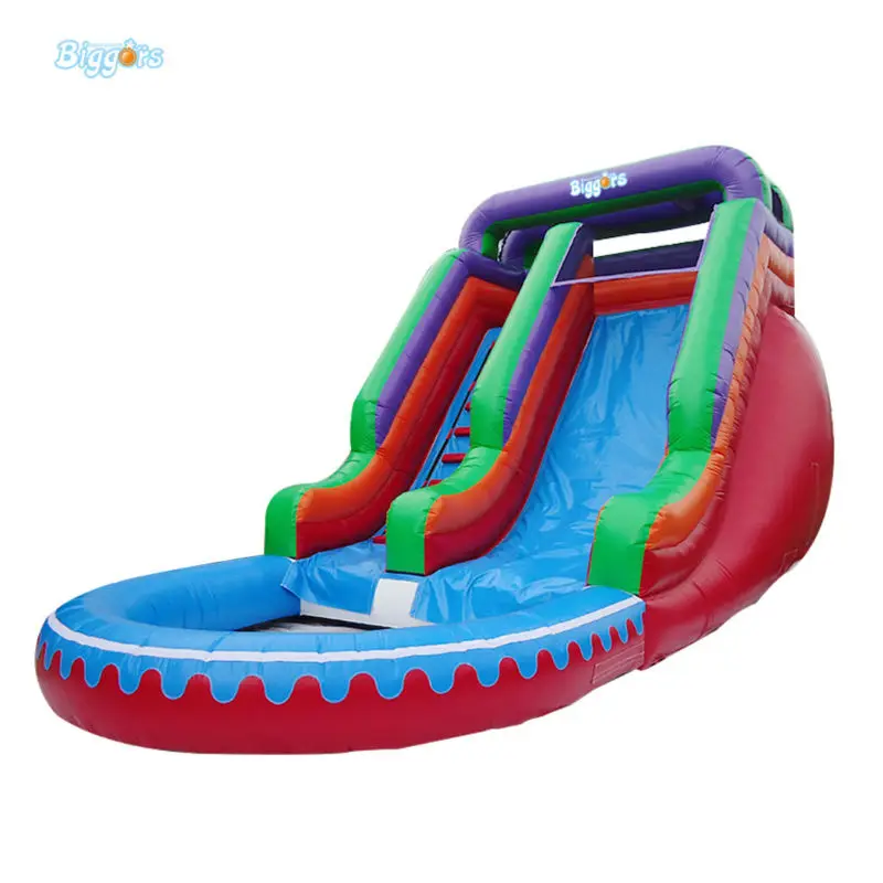 

New Product Inflatable Water Slide With Pool Safely For Kids And Adults