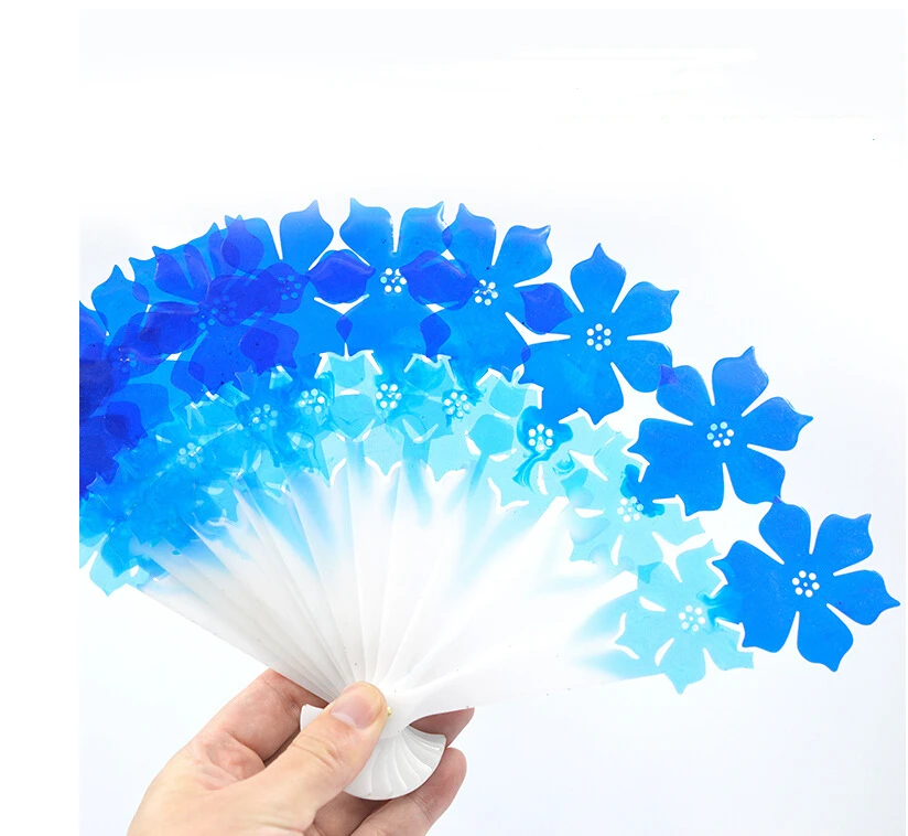 

Transparent Silicone Mould Dried Flower Resin Decorative Craft DIY different style lace fans Type epoxy resin molds for jewelry