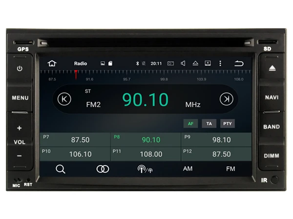 Excellent Android 8.0 CAR Audio DVD player FOR NISSAN Universal gps Multimedia head device unit receiver BT WIFI 2