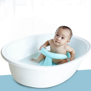 

Baby Tub Seat and Comfortable Anti Slip Bathtub Pad Infant Toddler Care Bathing Toys children Bath Seat Product