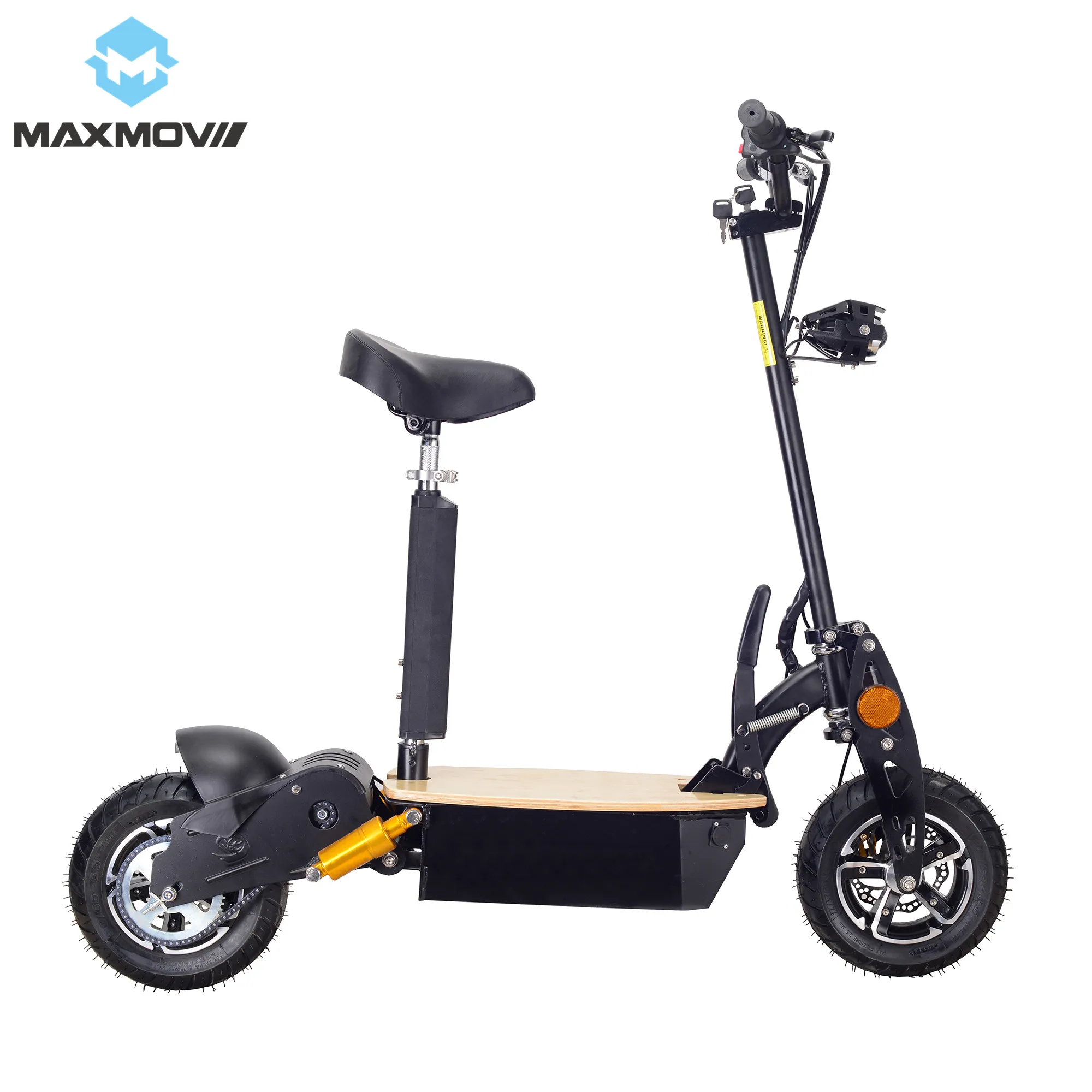  2000W 60V Adult Foldable Two Wheel Off-road Electric Scooter with Front and Rear LED Lights