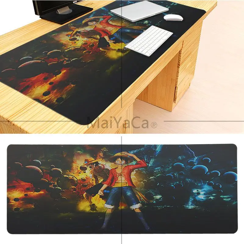 LockEdge 30X90cm MaiYaCa заказной кожаный цельный игровой коврик для компьютерной мыши Luffy, модный компьютерный коврик для мыши, игровые коврики для мыши - Цвет: LockEdge 30X90cm