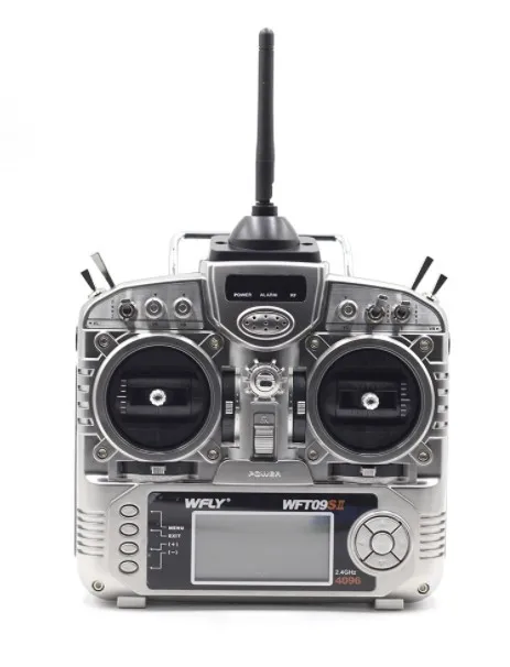RC Transmitter Original WFLY WFT09II Channel 2.4GHz  Remote Controller  plus PPM/PCMS 4096 PWFR09s Receiver For Rc Airplane boat