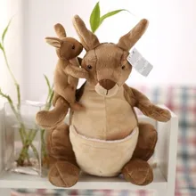 Прекрасный кенгуру милые мягкие игрушки кенгуру Monther& маленький кенгуру Детский наряд для дня Рождения подарок около 40 см