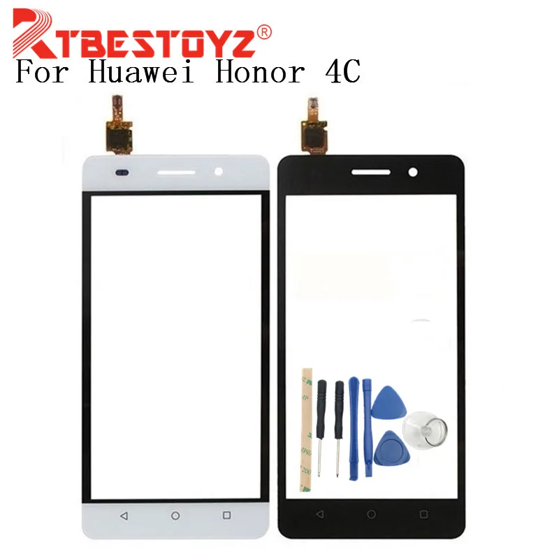 RTBESTOYZ 5 0 ''для Huawei Honor 4C Черный Белый сенсорный экран дигитайзер сенсорная