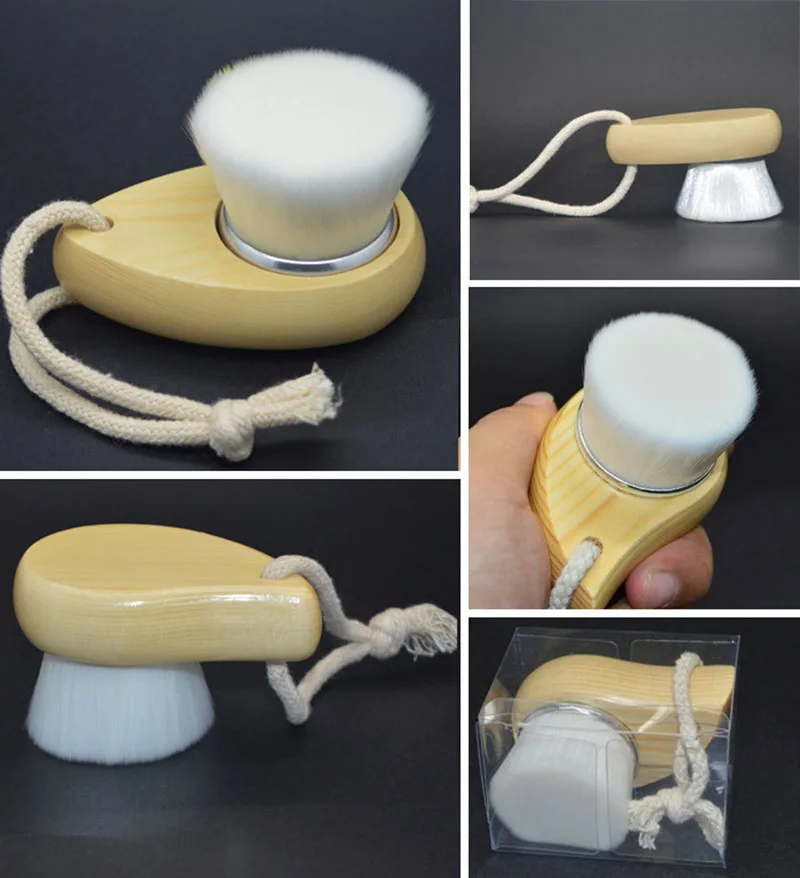 comma brush Exfoliator Facial Brush Face Cleansing Pores Brush Skin Care beauty tool cosmetics (7)
