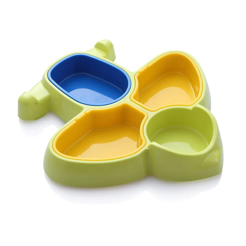 Кавайная детская посуда в форме самолета, мультисеточная детская посуда, яркие цвета, детская посуда, милая посуда для малышей