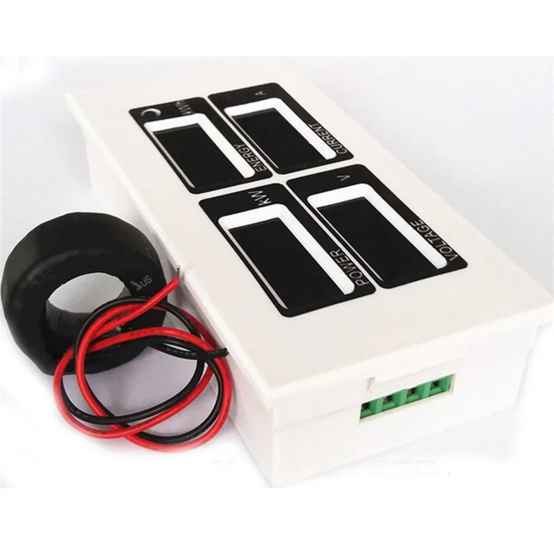 

Voltmeter Ammeter AC PZEM-004 100A Voltage Meter Current Voltage Energy Voltmeter Ammeter CT Coil USB Cable Ammeter