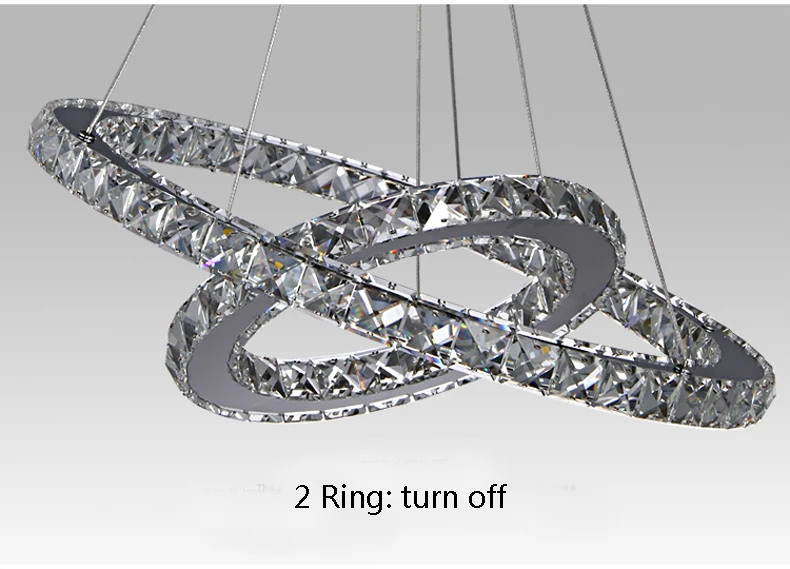 Хрустальное кольцо «подсвечник» Комбинация Современные светодиодные люстры проволока подвесная люстра освещение для украшения для спальни светильники