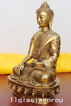 

Metal Crafts Tibet Tibetan Buddhis shakyamuni bronze buddha statue