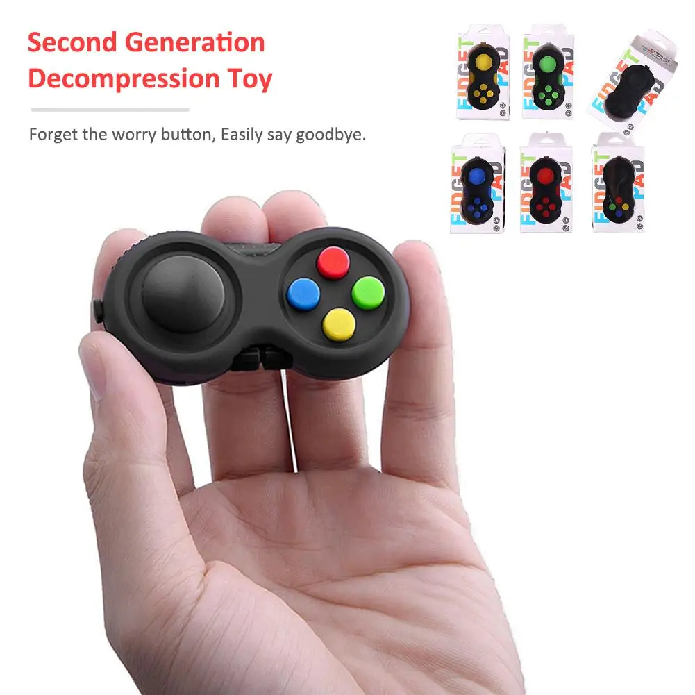

Fidget Second Generation Decompression Toy Game Handle Vent Desk Toy Reliever Stress Cube Fidget Toys cubo antiestres