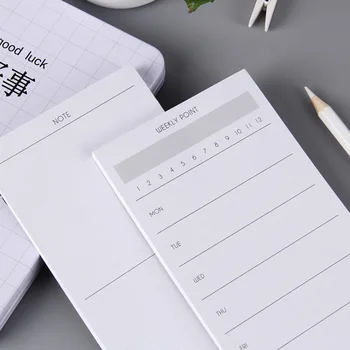 

1pcs creative horizontal grid checkered note pad paper portable teardown schedule this office work notepad pad