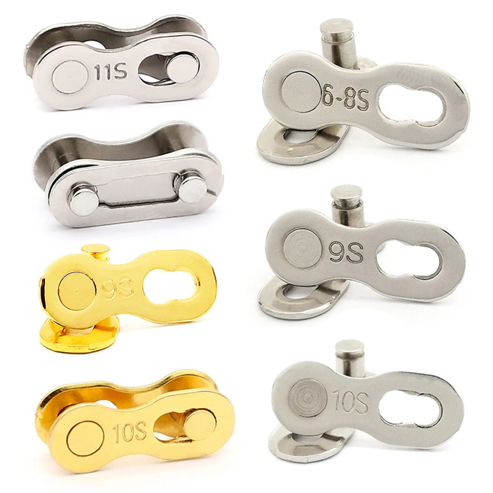 

1Pair Quick Master Link Speed Bike Connector 6-8/9/10/11s Road Magic Speed Buttons Bicycle Connector Chain Lock Set Bike Joint