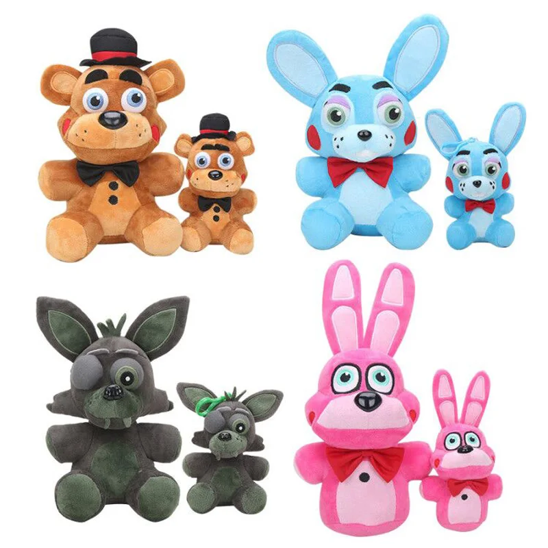 Us 458 40 Offfnaf Five Nights At Freddys Sister Location Toy Freddy Toy Bonnie Phantom Foxy Bonnet Baby Plush Stuffed Toys Doll 14cm 25cm In - toy bonnie roblox