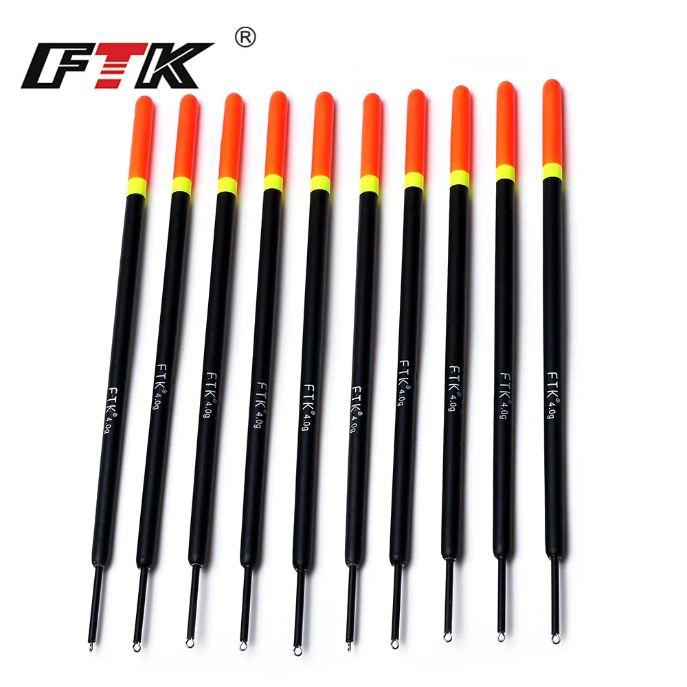 

FTK new Barguzinsky Fir 10 Pcs/Lot Bobber Fishing Float Length 16-22 CM Float 1G 2G 3G 4G For Carp Fishing