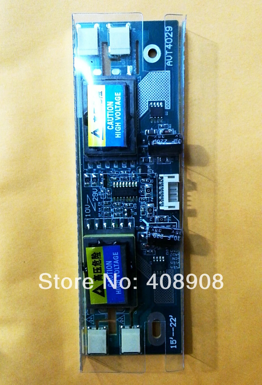 

NEW 5PCS AVT 4029 PC LCD MONITOR CCFL 4 LAMP universal lcd inverter board 4 Lamp 10V-29V For 15-22" screen with cable