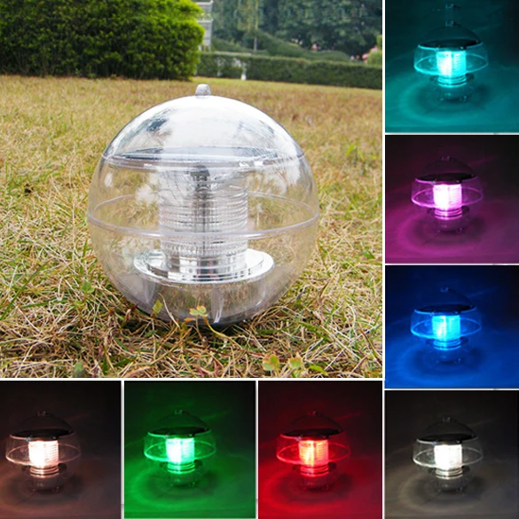 Us 11 33 New Creative Solar Power Color Changing Led Floating Ball Light For Garden Pond Path Nvie In Lamps From Lights Lighting On