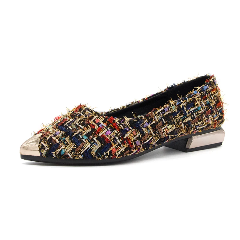 

Glitter Ballet Flat Women Shoes Woman Colorful Square Toe Bow Knot Slip on Sequined Ladies Wedding Shallow Spring Autumn Flats