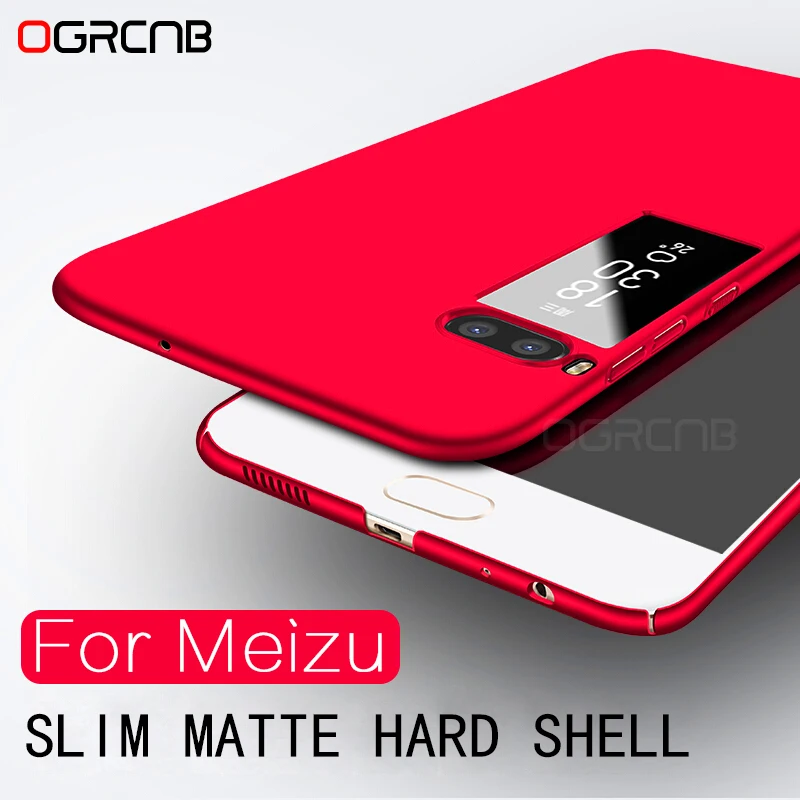 

Luxury Hard Matte Back Case For Meizu Pro 6 Pro 7 Plus PC Full Cover Cases For Meizu M5 M6 Note Ultra thin Phone Shell Cover