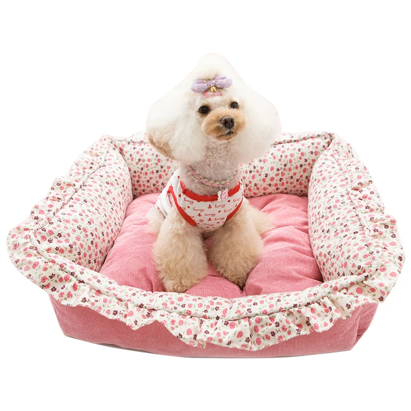 Washable M 55*40cm Super Luxury Pet Dog Bed Cute Pet Dog ...