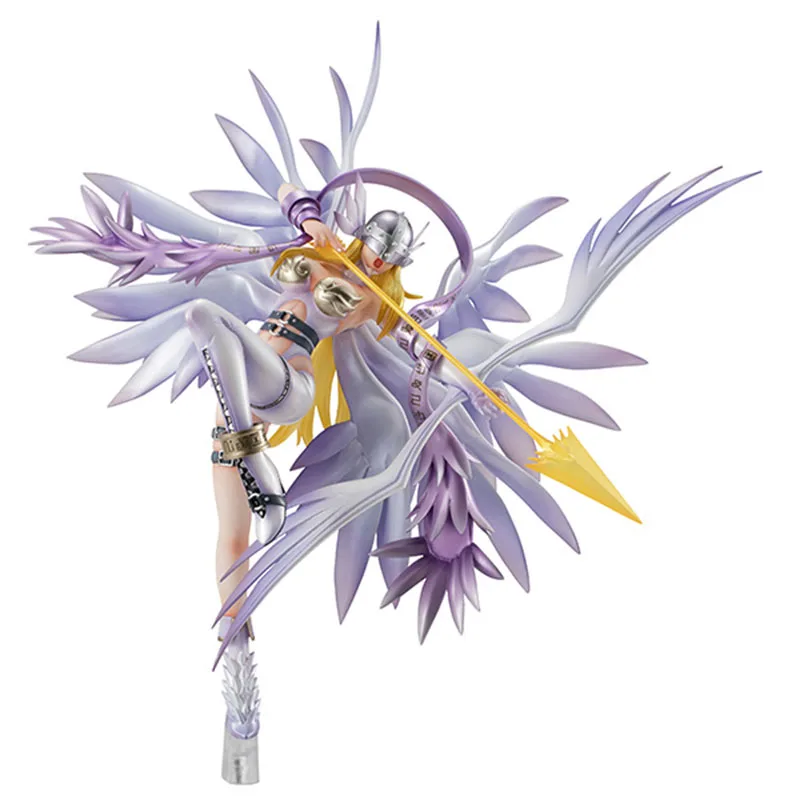 Аниме Digimon Angewomon Holy Arrow фигурка Коллекционная модель игрушки 24 см - Цвет: no retail package