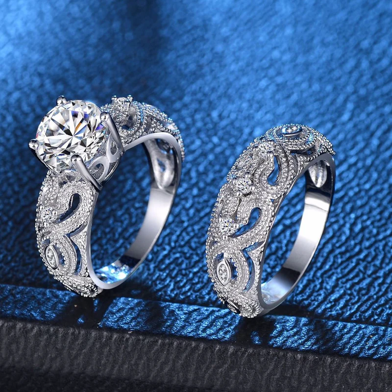 engagement rings sets 925 silver jewelry (5)