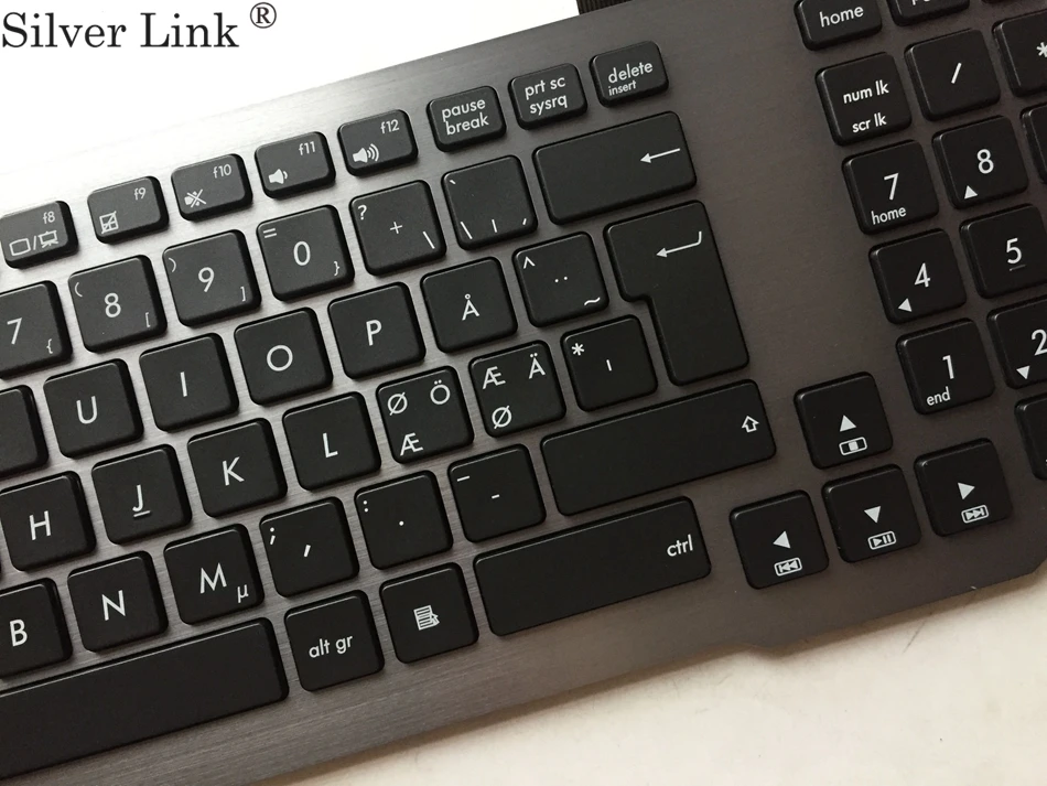 New ND Nordic Backlit Keyboard For Asus 0KN0-MB2ND11 G75 G75VW G75VX G75VM Backlit With Frame Laptop Keyboard