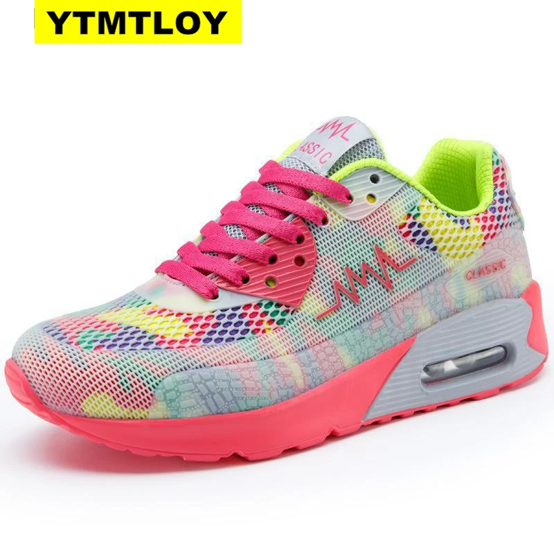 

2019 New Fashion Flat sneakers Women Trainers Breathable Sport Woman Shoes Casual Outdoor Walking Flats Zapatillas Mujer