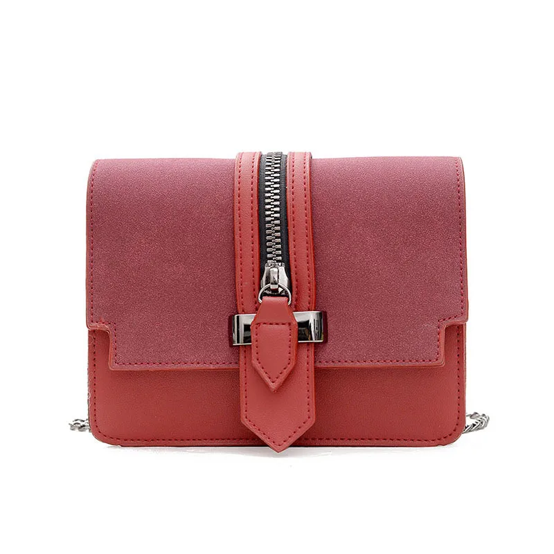 

2019 Fashion Matte PU Leather Women Bags Small Chain Crossbody High Quality Handbags Designer Shoulder Bag Messenger Bags Solid