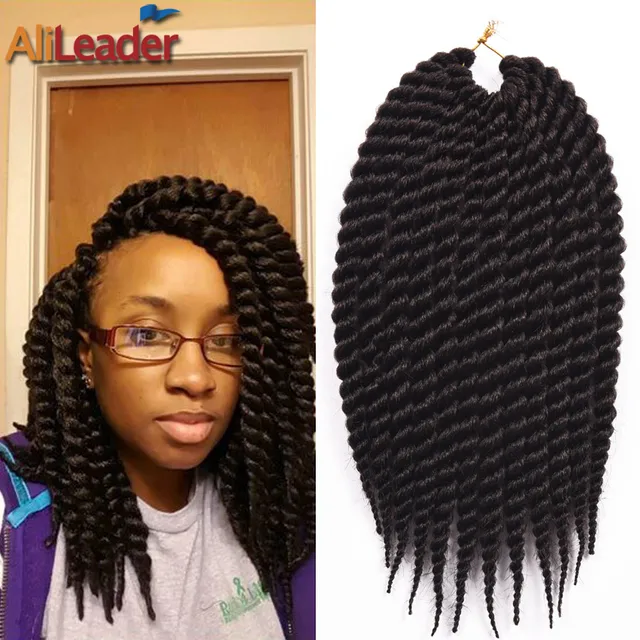 Twist Crochet Braids 1-10 Packs 12Strands/Pack Short 12 Box Braid ...