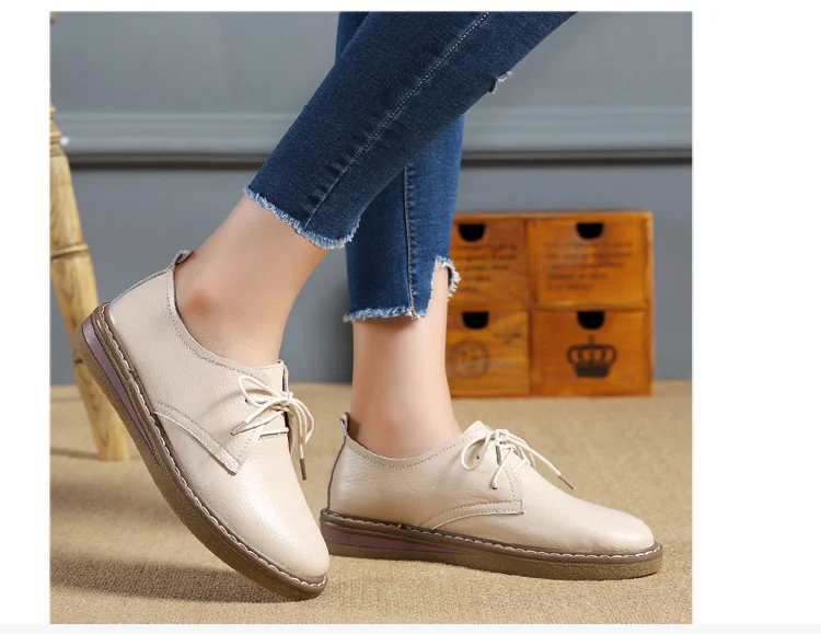 HX 058 (12) Lace-Up Women Shoes Flats