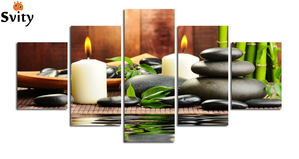FASHION 5 pieces /set the SPA picture canvas painting home decoration
