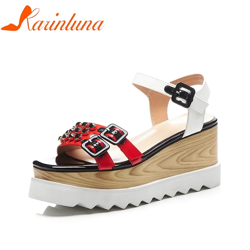 cow platform shoes