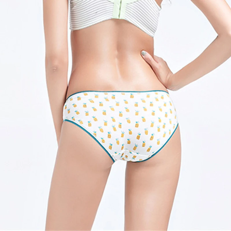 ZOCBBT 4 Pieces Young Girl Beautiful Panties Lace Underclothes Cartoon