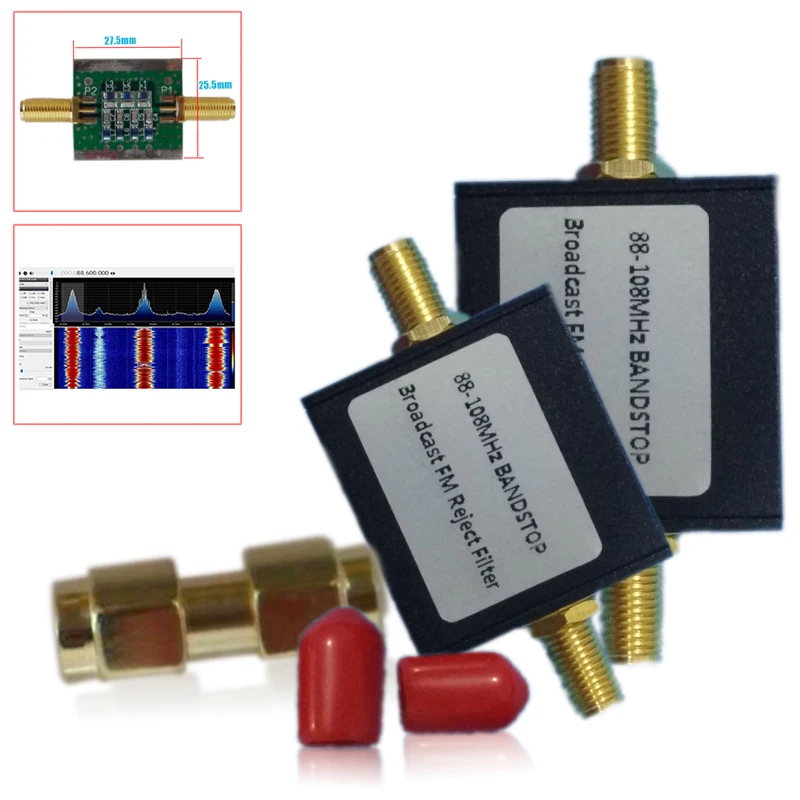 

New Broadcast FM Band Stop Filter (88-108 MHz FM Trap) by RTL-SDR Blog Shortwave Mayitr