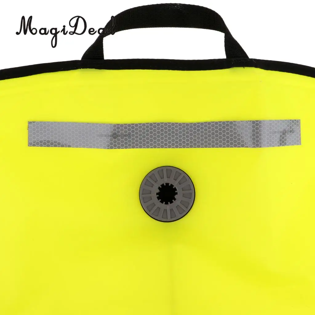 210D Nylon Heavy Duty Perfeclan Durable Nylon Scuba Dive 50lbs Salvage Lift Bag w/ Dump Valve for Swimming Diving Accessories