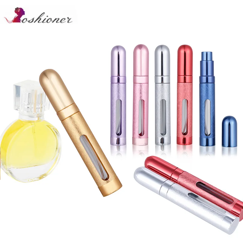 

5ML/12ML Portable Mini Travel Perfume Bottle Atomizer Refillable Empty Spray Bottle for Women & Men Spray Scent Aftershave