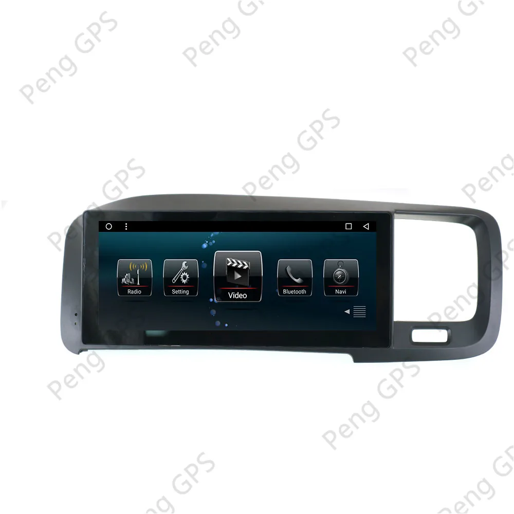 Andorid 7,1 8,8 дюймов RAM2G+ 32G автомобильный стерео радио для Volvo S60 V60 2011 2012- gps навигация Авто Стерео полный сенсорный головное устройство
