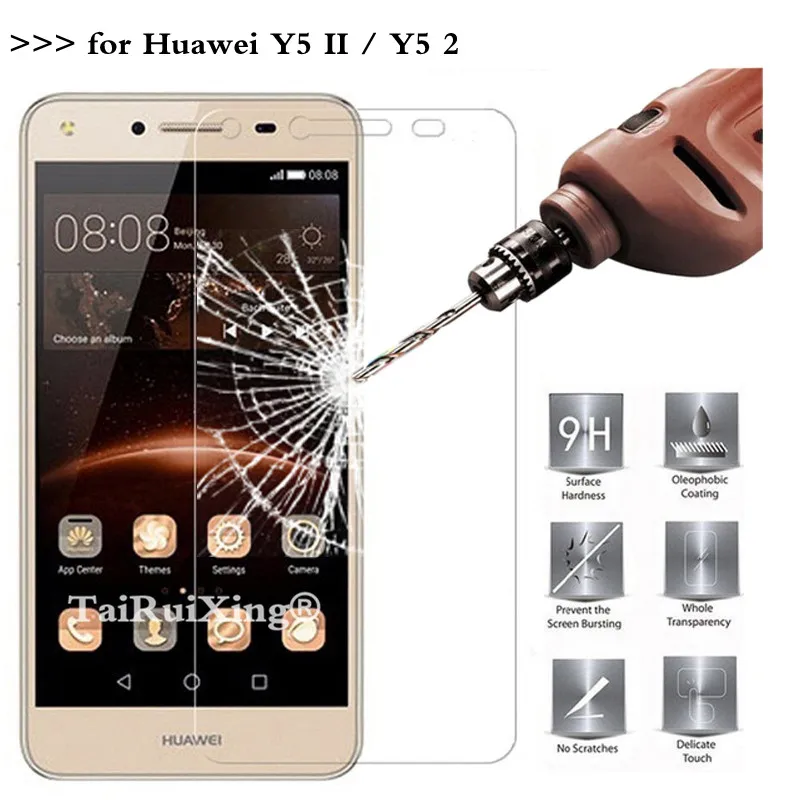 

Screen Protector Film 0.26mm 9H 2.5D Front Premium Tempered Glass For Huawei Y 5ii / Y 5 II CUN-U29 CUN-L21 CUN-L01