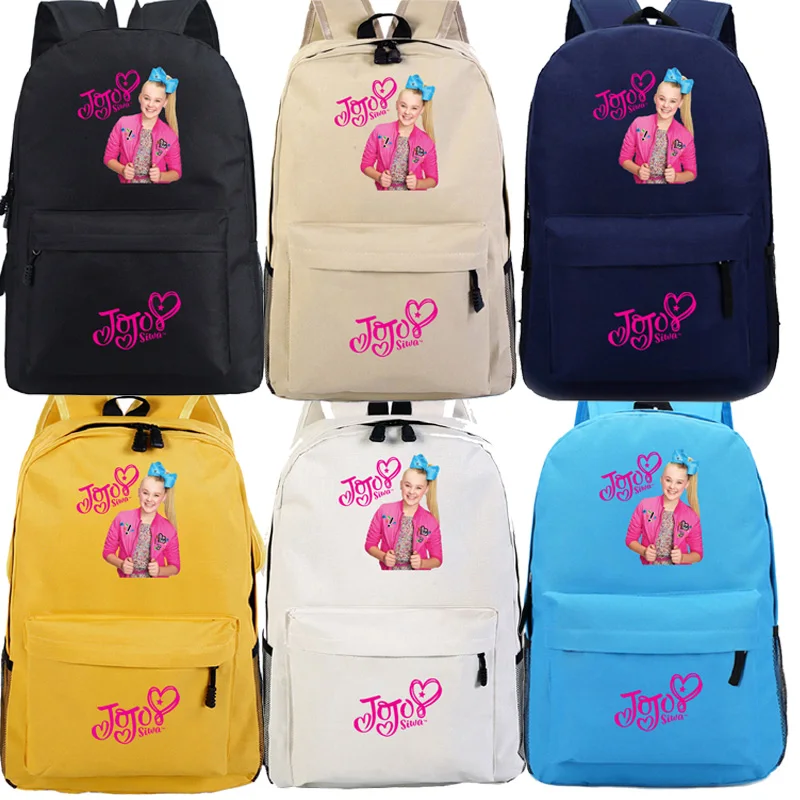 

Jojo Siwa Students Boys Girls School Mochila Popular Pattern Back to College Beautiful Rucksack Men Women Travel Laptop Backpack