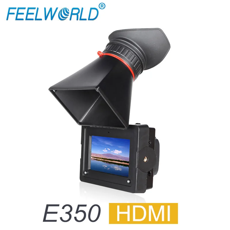 FEELWORLD E350 3 5 &quotEVF HDMI Электронный видоискатель 5" HD 800x480 ЖК дисплей лупа для DSLR